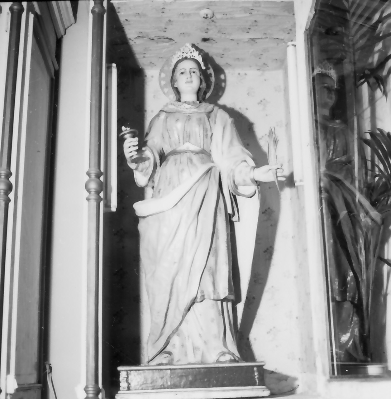 Santa Lucia (statua, opera isolata) - bottega Italia meridionale (fine sec. XIX)