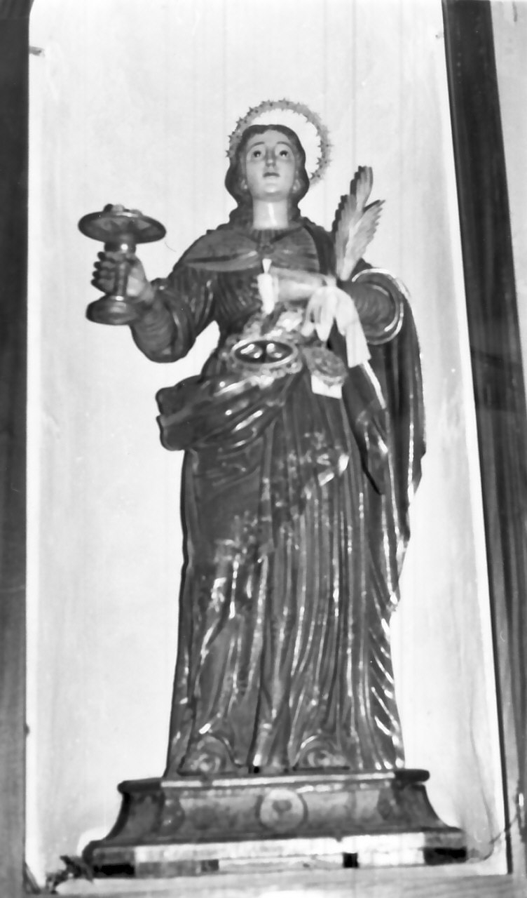Santa Lucia (statua, opera isolata) di Drosi Pietro (sec. XIX)