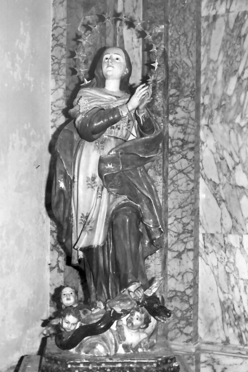 Madonna Immacolata (statua, opera isolata) - bottega calabrese (sec. XVIII)