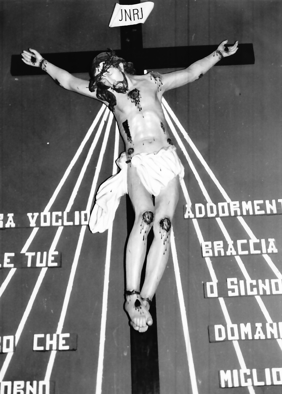 crocifisso, opera isolata - bottega calabrese (fine/inizio secc. XVIII/ XIX)