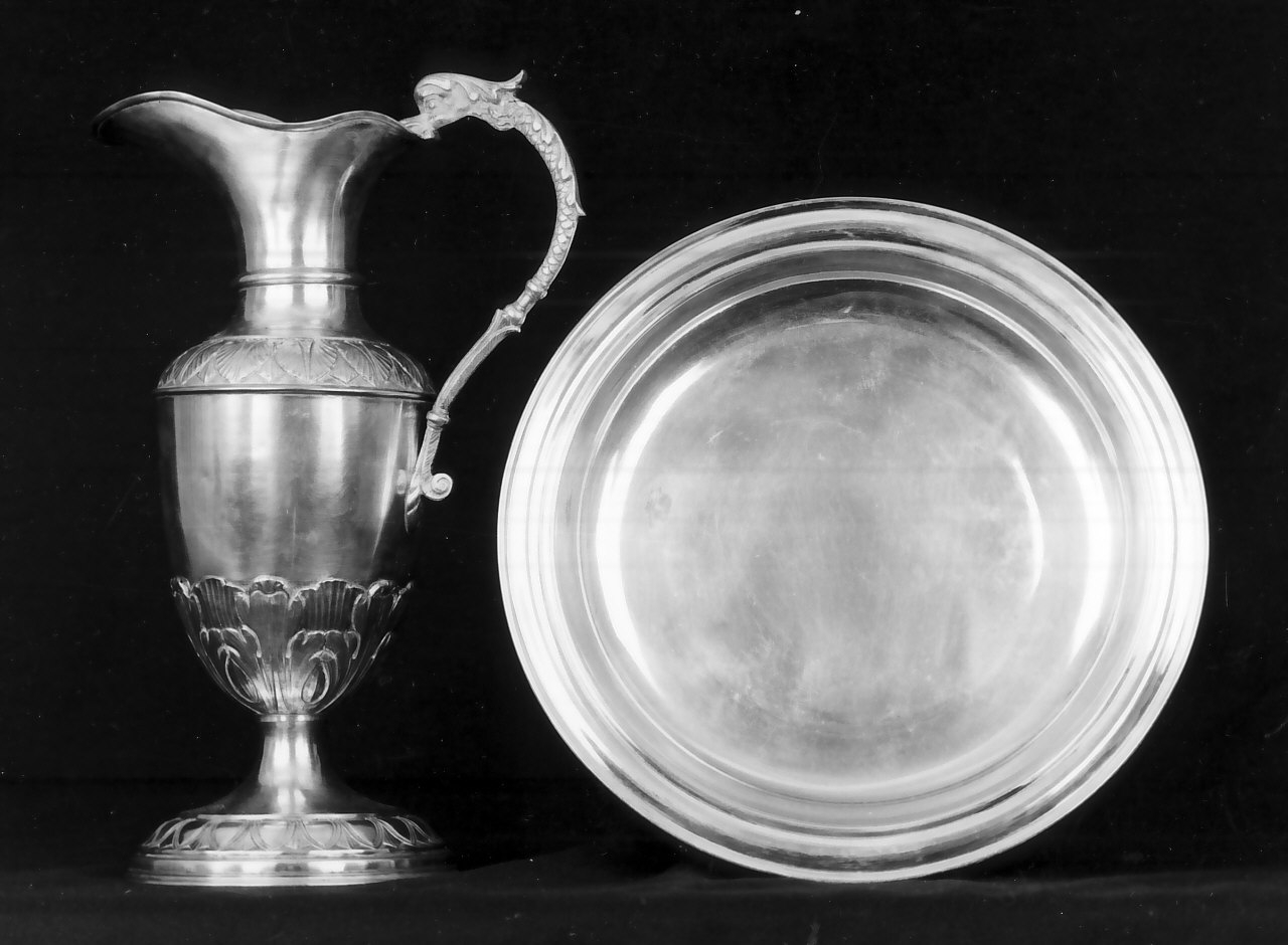 servizio da lavabo, opera isolata - bottega Italia meridionale (sec. XIX)