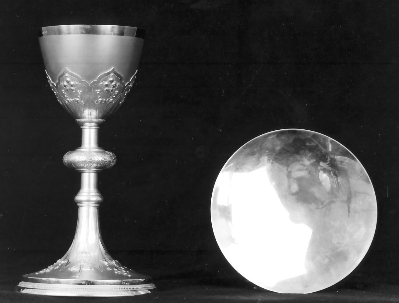 patena, opera isolata - bottega napoletana (sec. XX)