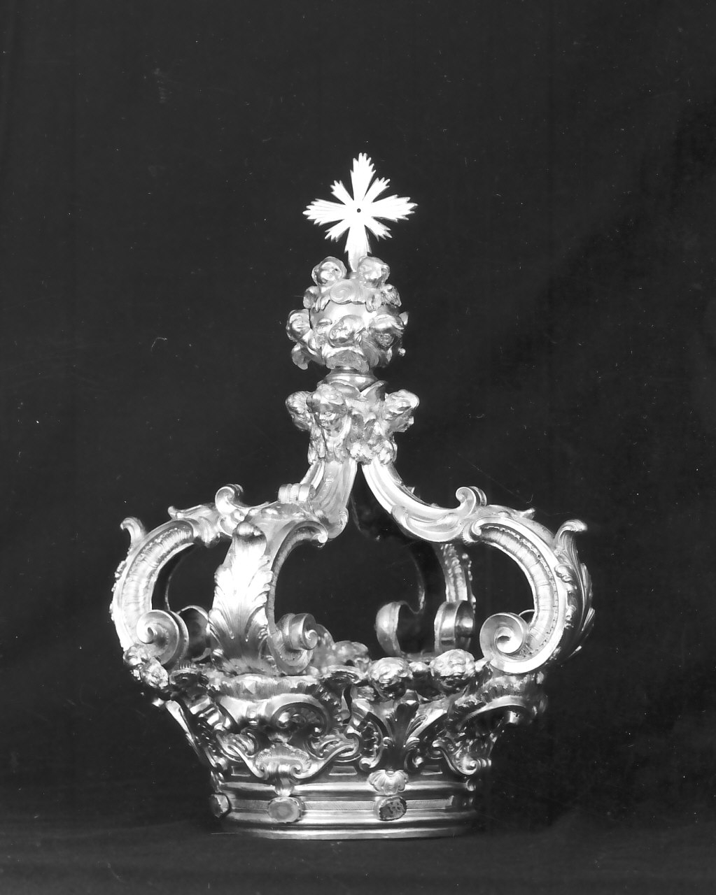 corona da statua, opera isolata - bottega calabrese (sec. XVIII)