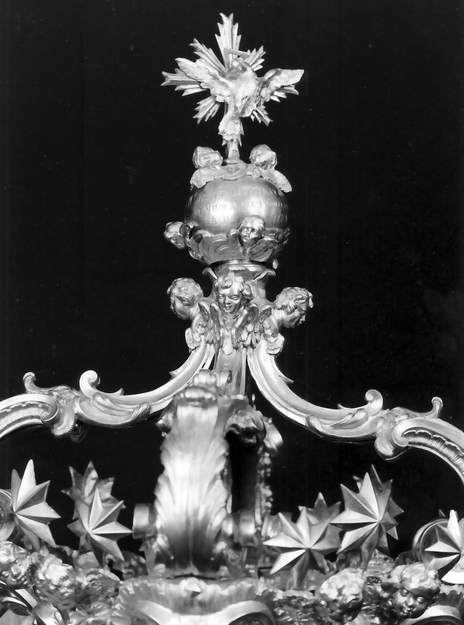 corona da statua, opera isolata - bottega calabrese (sec. XVIII)
