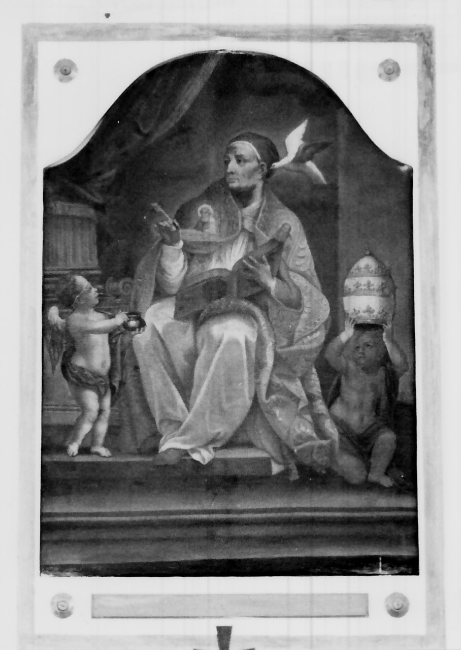 vescovo (dipinto, opera isolata) - ambito Italia meridionale (sec. XIX)