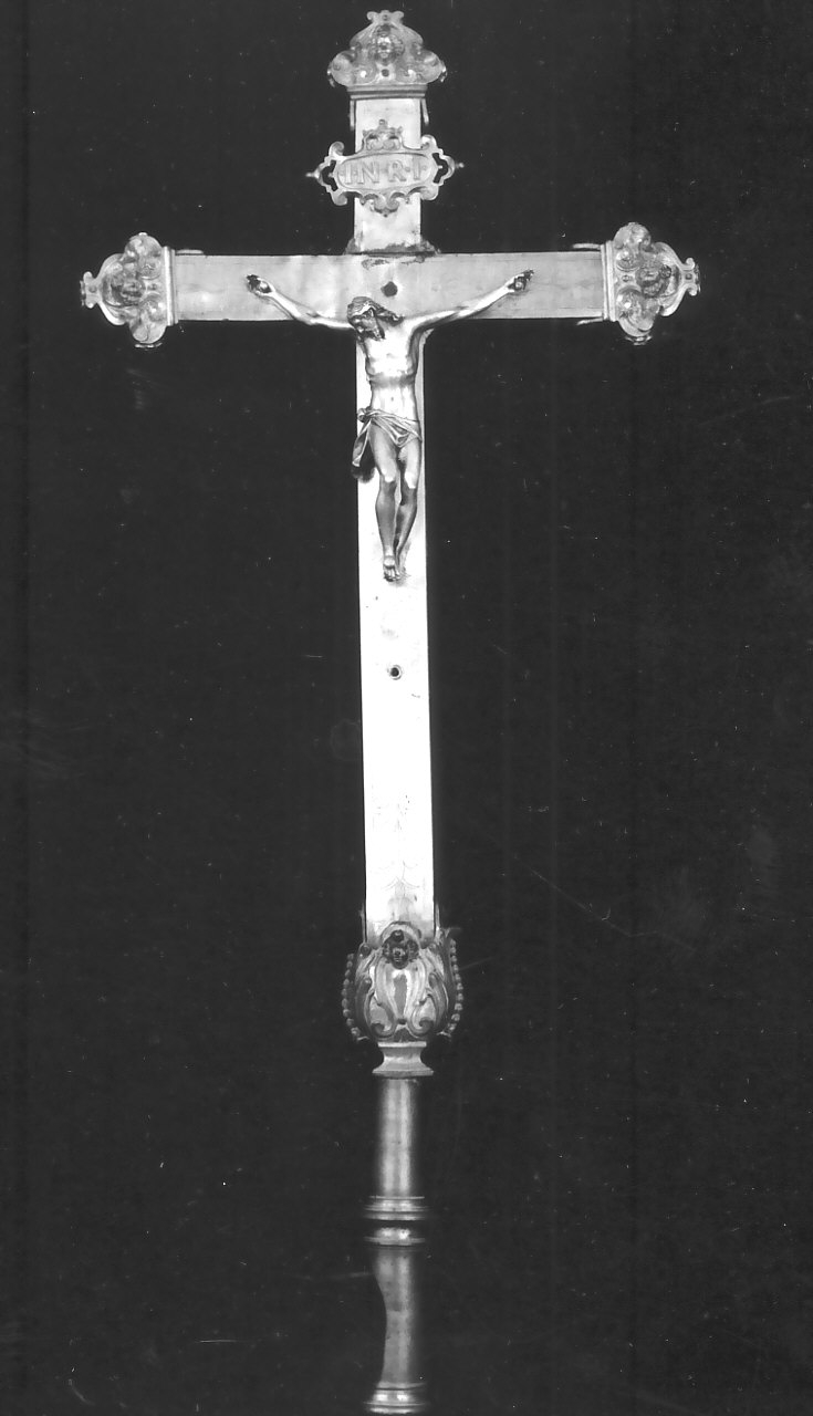 croce, opera isolata - bottega Italia meridionale (sec. XIX)