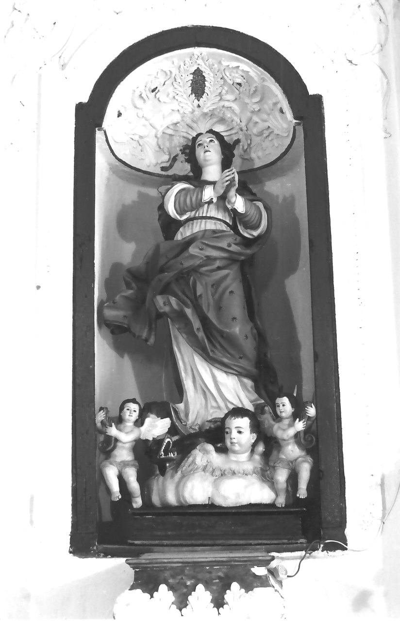 Madonna Immacolata (statua processionale, opera isolata) - bottega calabrese (sec. XVIII)
