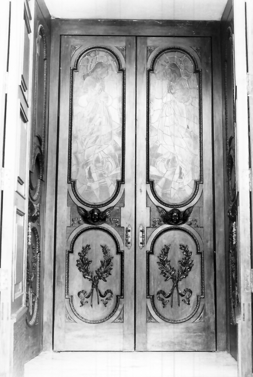 bussola d'ingresso, opera isolata - bottega calabrese (sec. XIX)