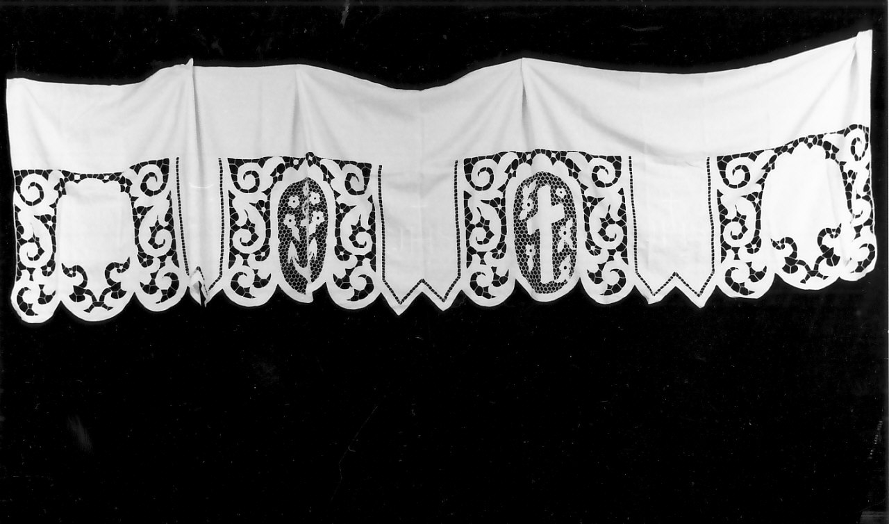 tovaglia d'altare, opera isolata - manifattura calabrese (fine sec. XIX)