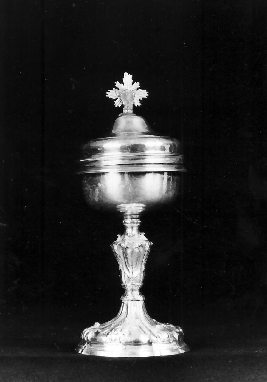 pisside, opera isolata - bottega Italia meridionale (fine sec. XIX)