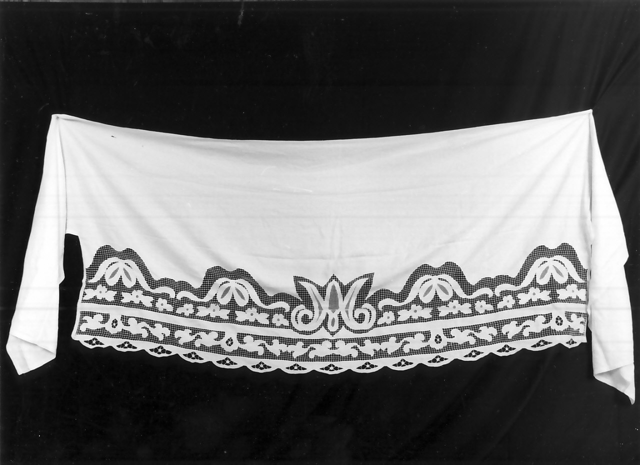 tovaglia d'altare, opera isolata - manifattura calabrese (fine sec. XIX)