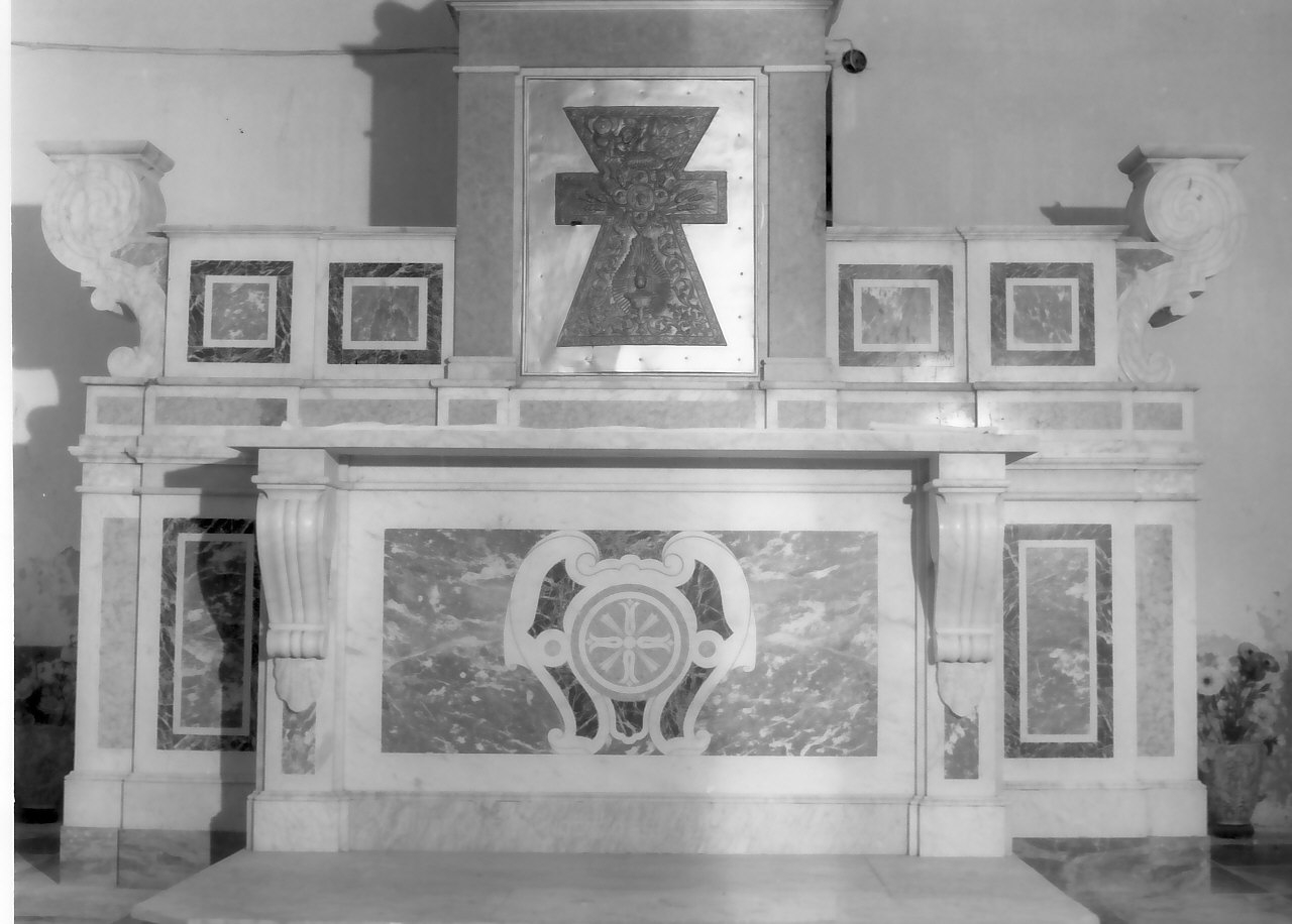 altare, opera isolata - bottega calabrese (fine/inizio secc. XIX/ XX)