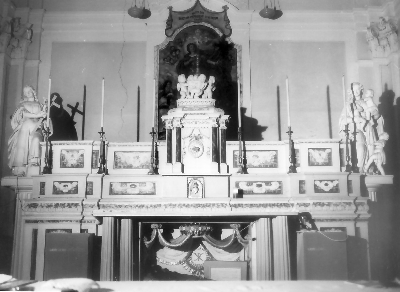altare maggiore, insieme - bottega calabrese (sec. XIX)