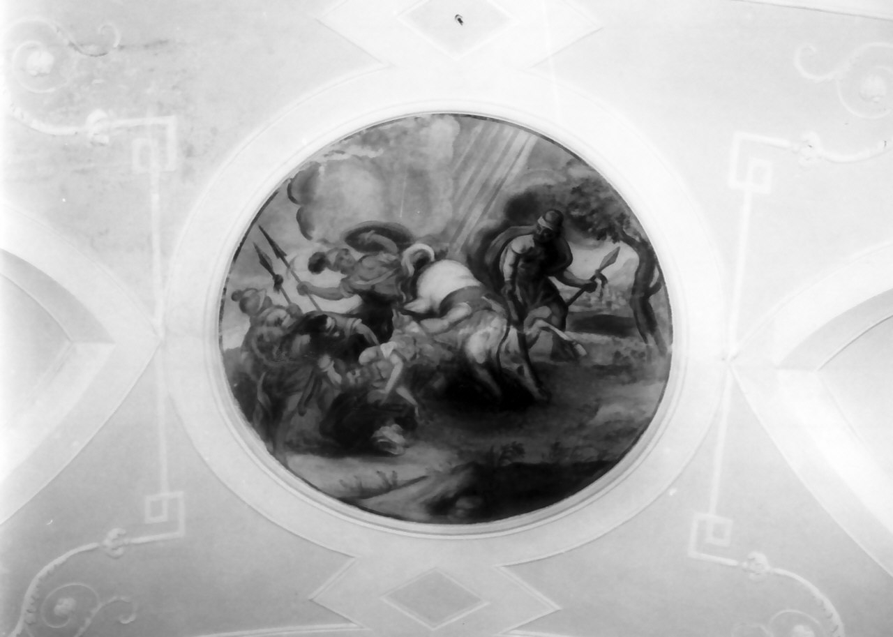 conversione di San Paolo (dipinto, opera isolata) di Cefaly Andrea (seconda metà sec. XIX)