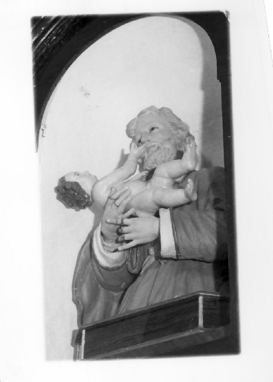 San Giuseppe e Gesù Bambino (busto) - bottega calabrese (fine sec. XVIII)