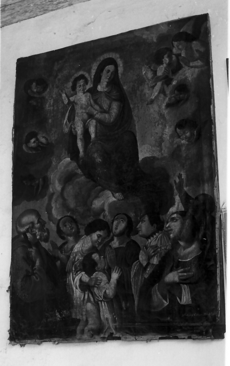 Madonna del Soccorso (dipinto) di Colloca Antonio (sec. XIX)