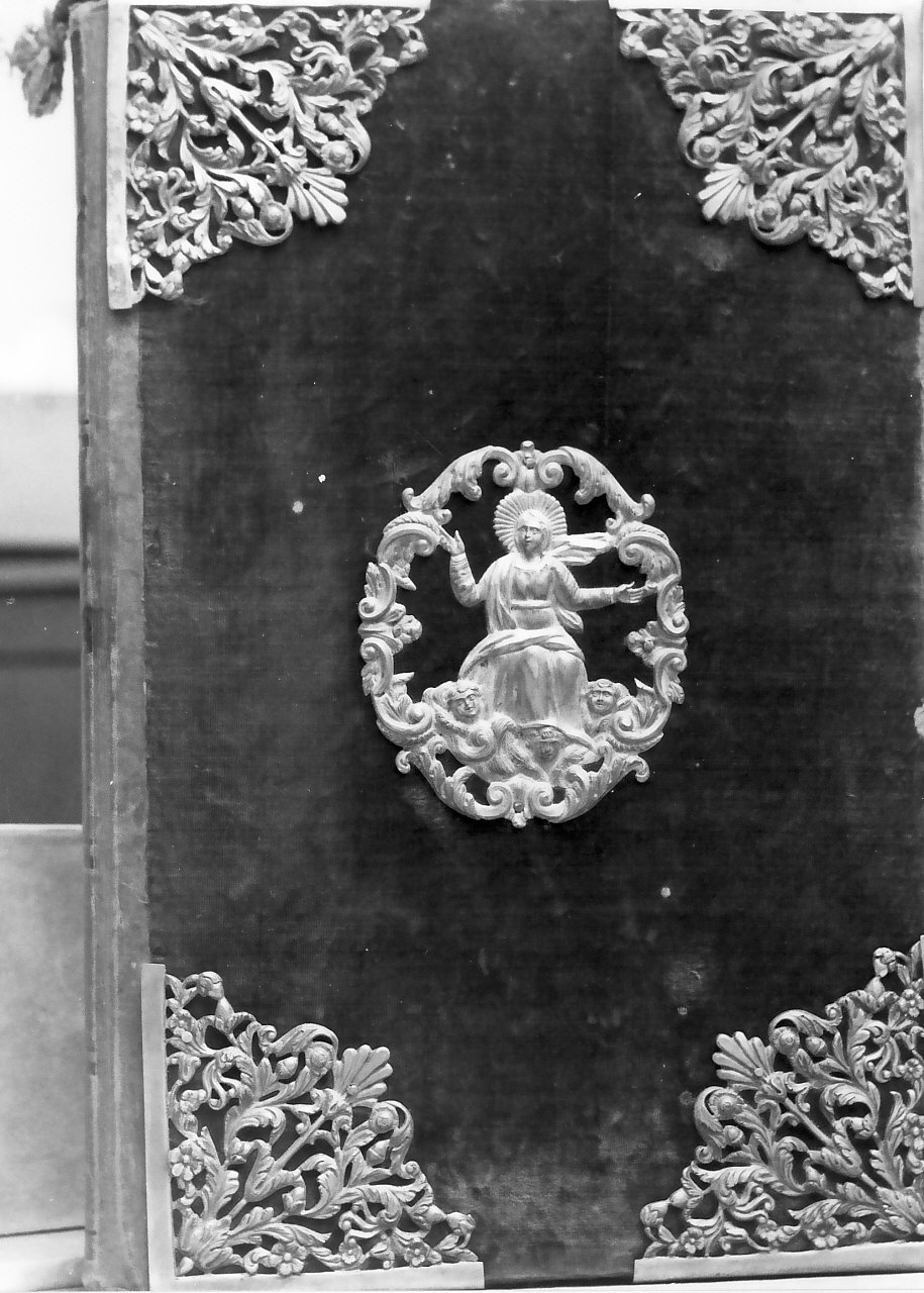 coperta di libro liturgico - bottega Italia meridionale (sec. XIX)