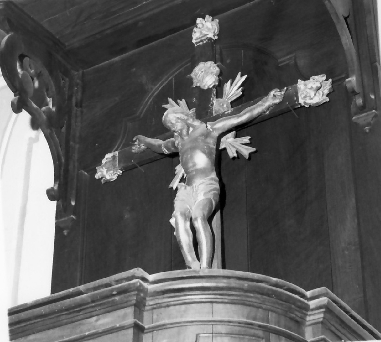 crocifisso - bottega calabrese (fine/inizio secc. XVIII/ XIX)