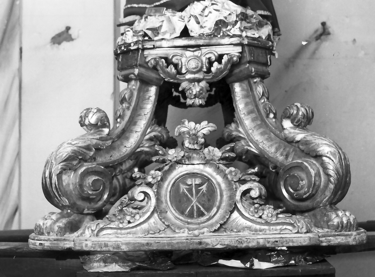 base processionale - bottega calabrese (sec. XVIII)