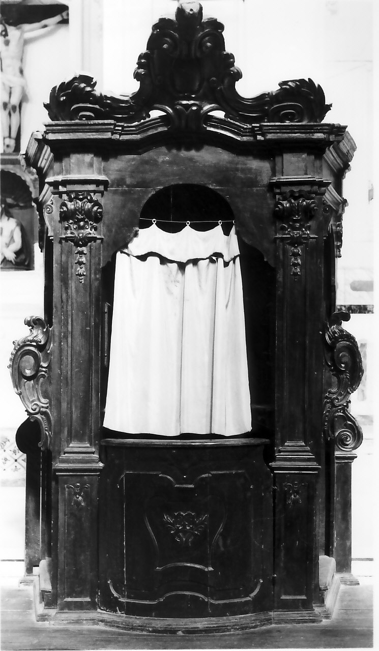 confessionale, serie - bottega calabrese (sec. XVIII)