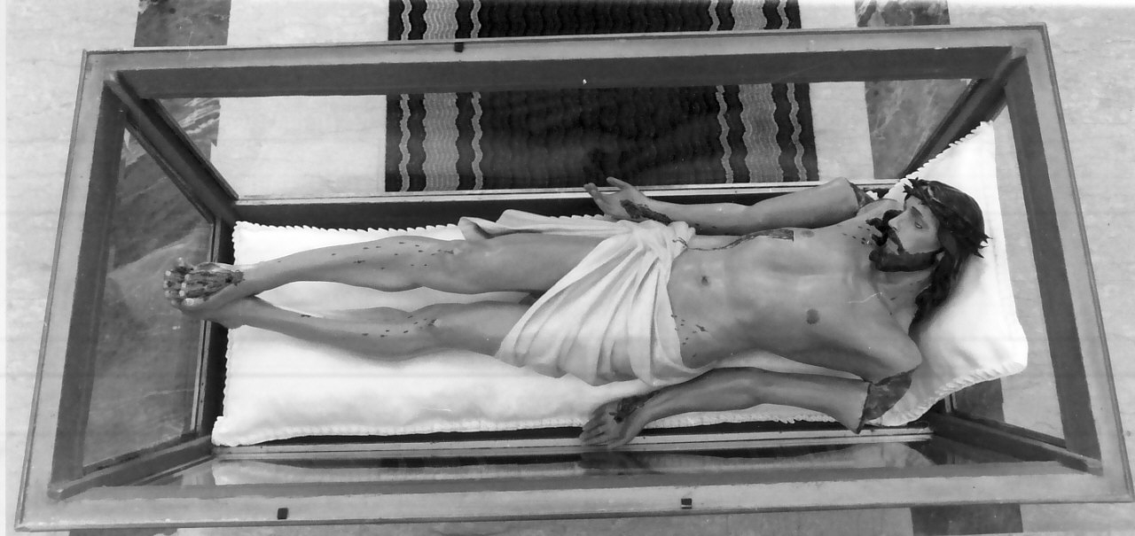 Cristo deposto dalla croce (statua, opera isolata) - bottega calabrese (seconda metà sec. XIX)