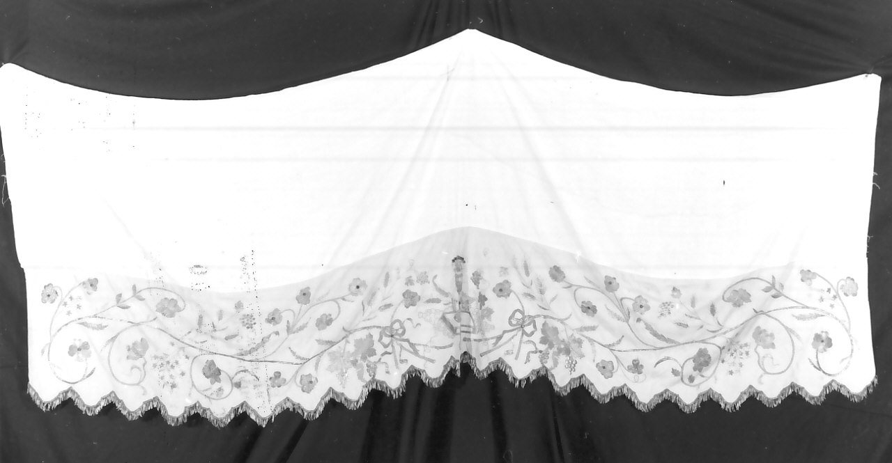 tovaglia d'altare, opera isolata - manifattura calabrese (fine sec. XIX)