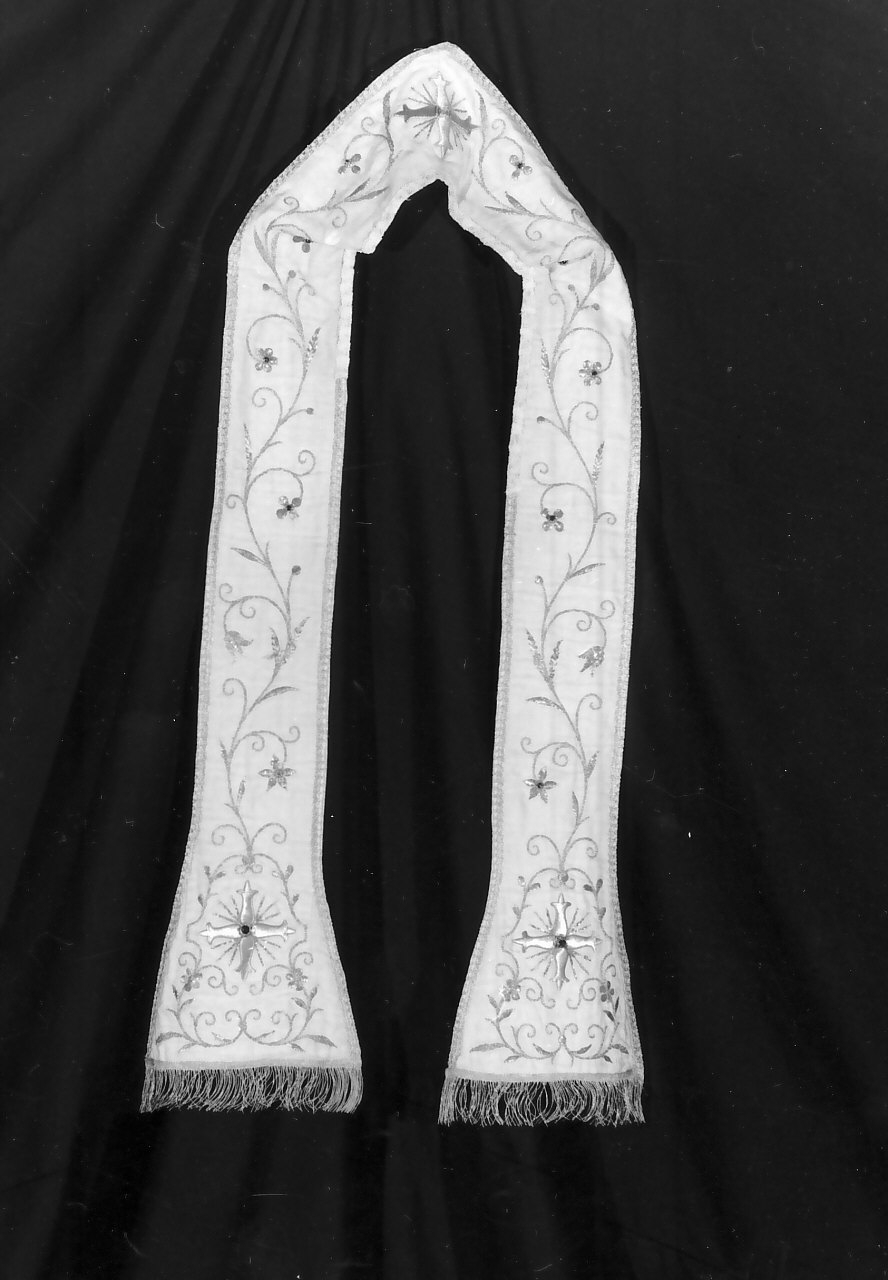 stola, opera isolata - manifattura calabrese (inizio sec. XX)