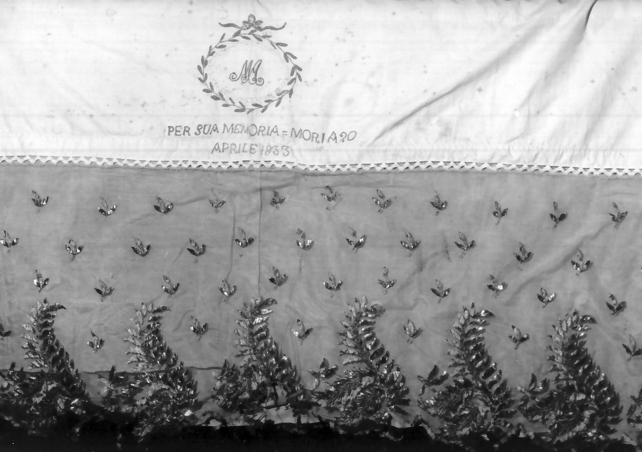 tovaglia d'altare, opera isolata - manifattura calabrese (sec. XIX)