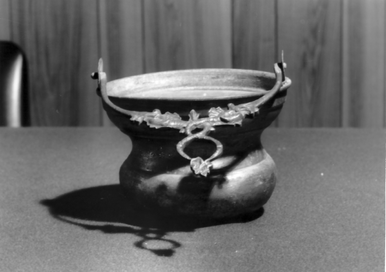 secchiello, opera isolata - bottega calabrese (inizio sec. XX)