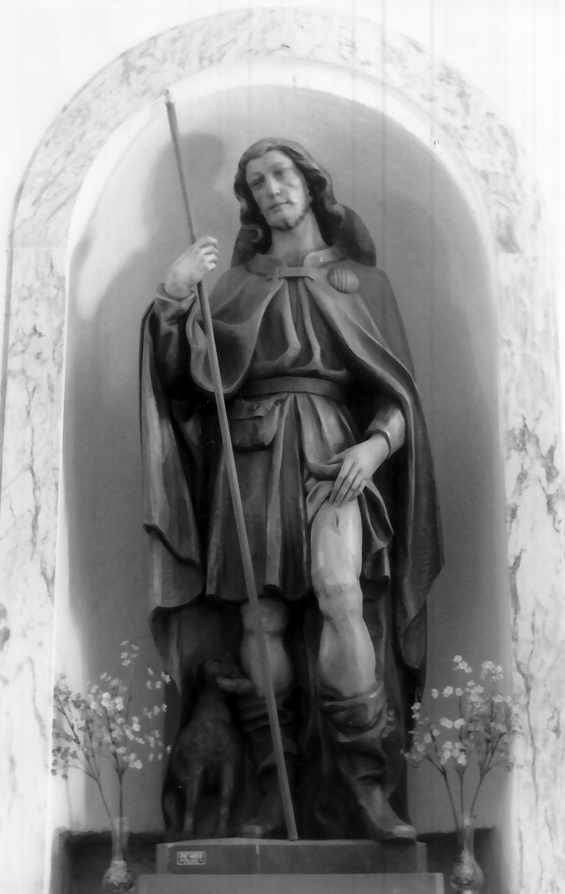 San Rocco (statua, opera isolata) - bottega Italia meridionale (inizio sec. XX)