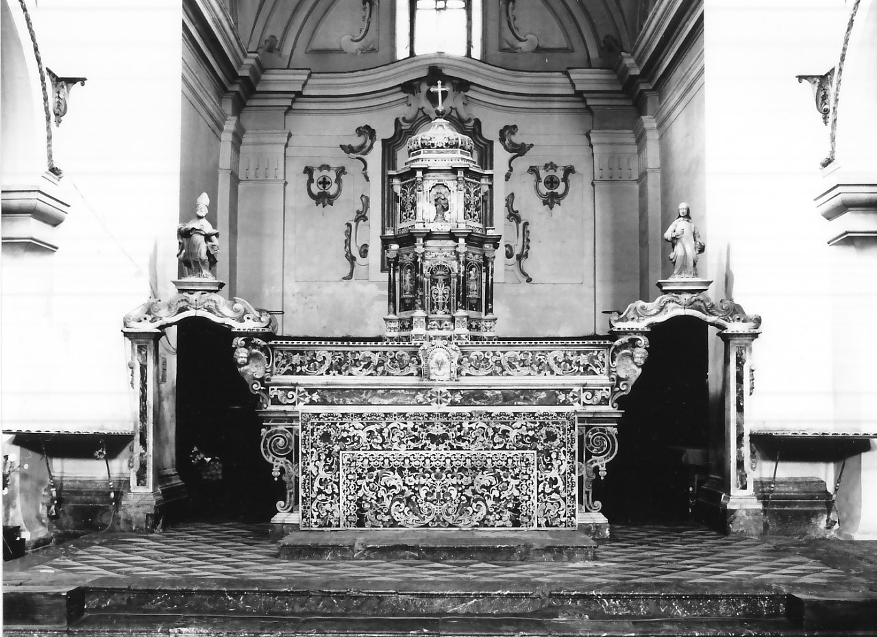 altare, opera isolata - bottega napoletana (sec. XVIII)