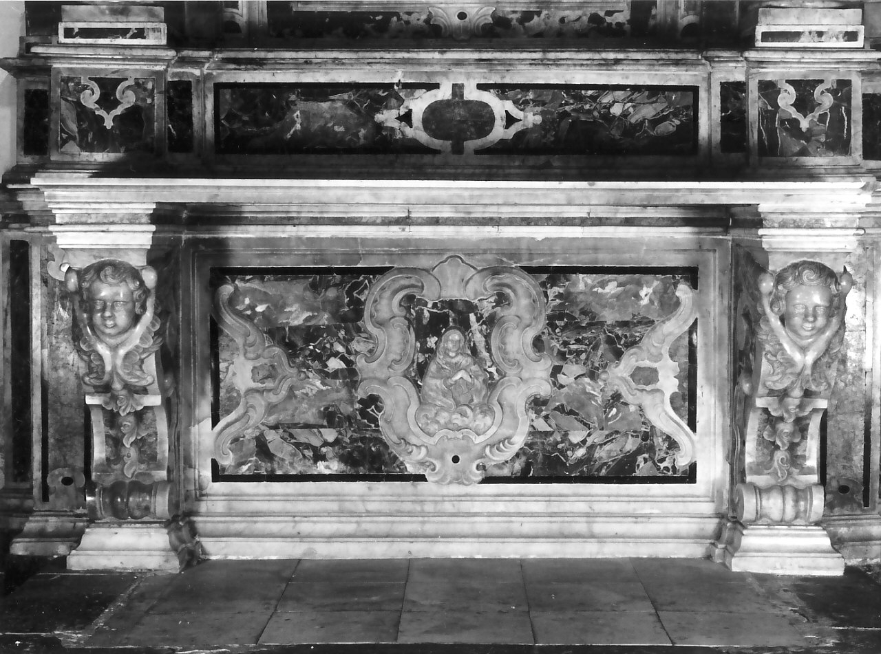 paliotto, elemento d'insieme - bottega Italia meridionale (sec. XVIII)