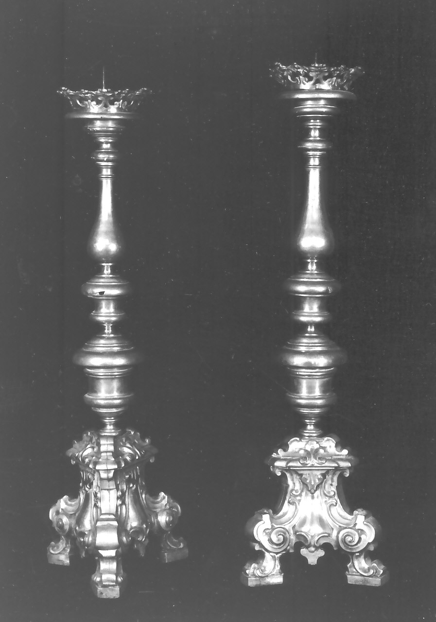 candelabro, serie - bottega Italia meridionale (fine sec. XVIII)