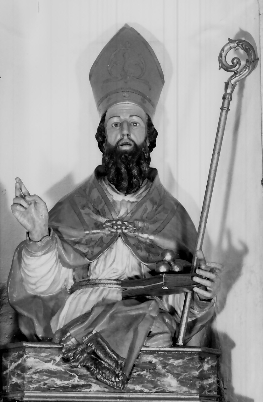 San Nicola di Bari (busto, opera isolata) - bottega calabrese (fine/inizio secc. XVIII/ XIX)