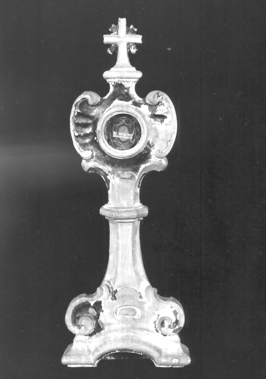 reliquiario, opera isolata - bottega calabrese (fine sec. XVIII)