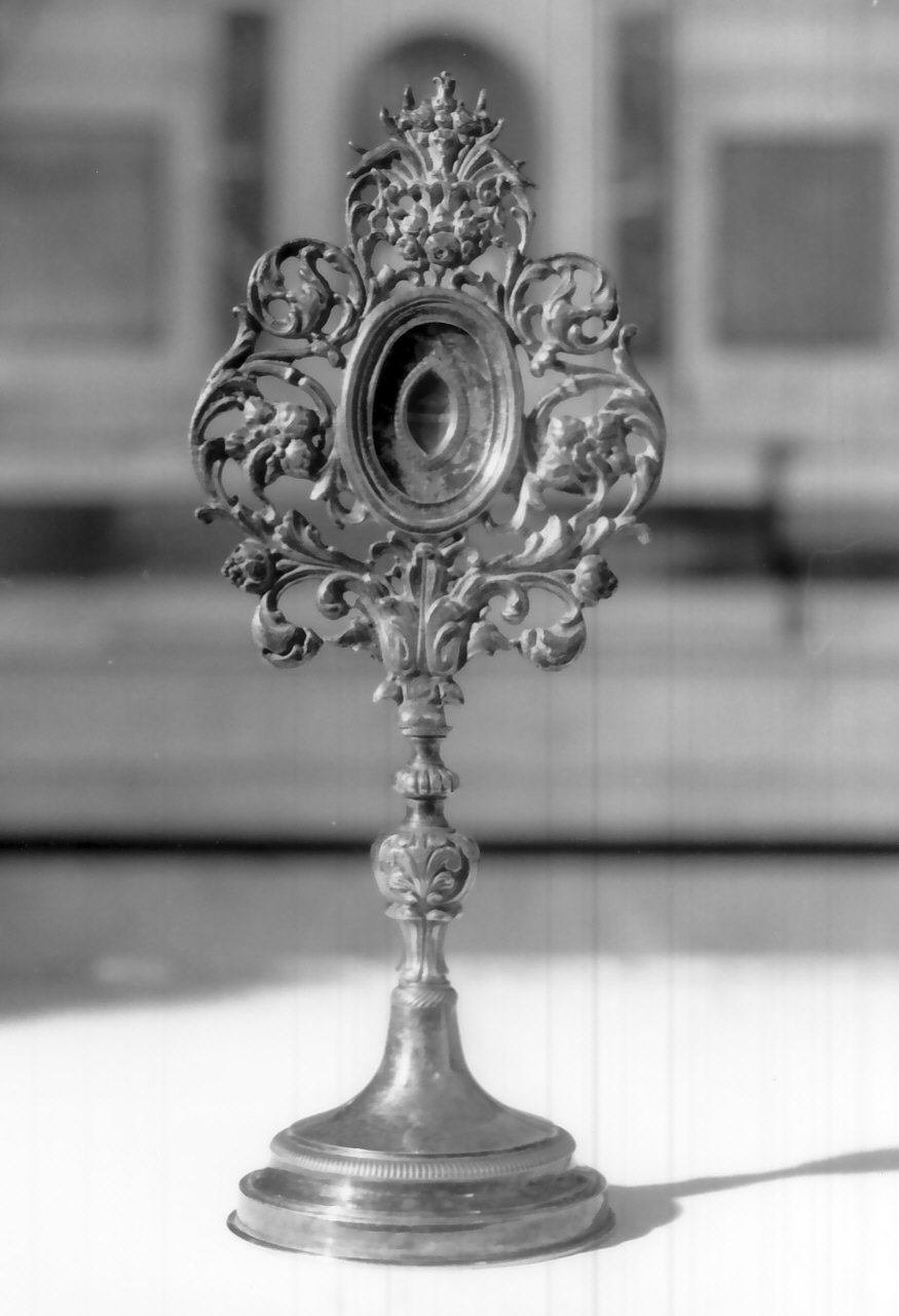 reliquiario, opera isolata - bottega calabrese (fine/inizio secc. XIX/ XX)