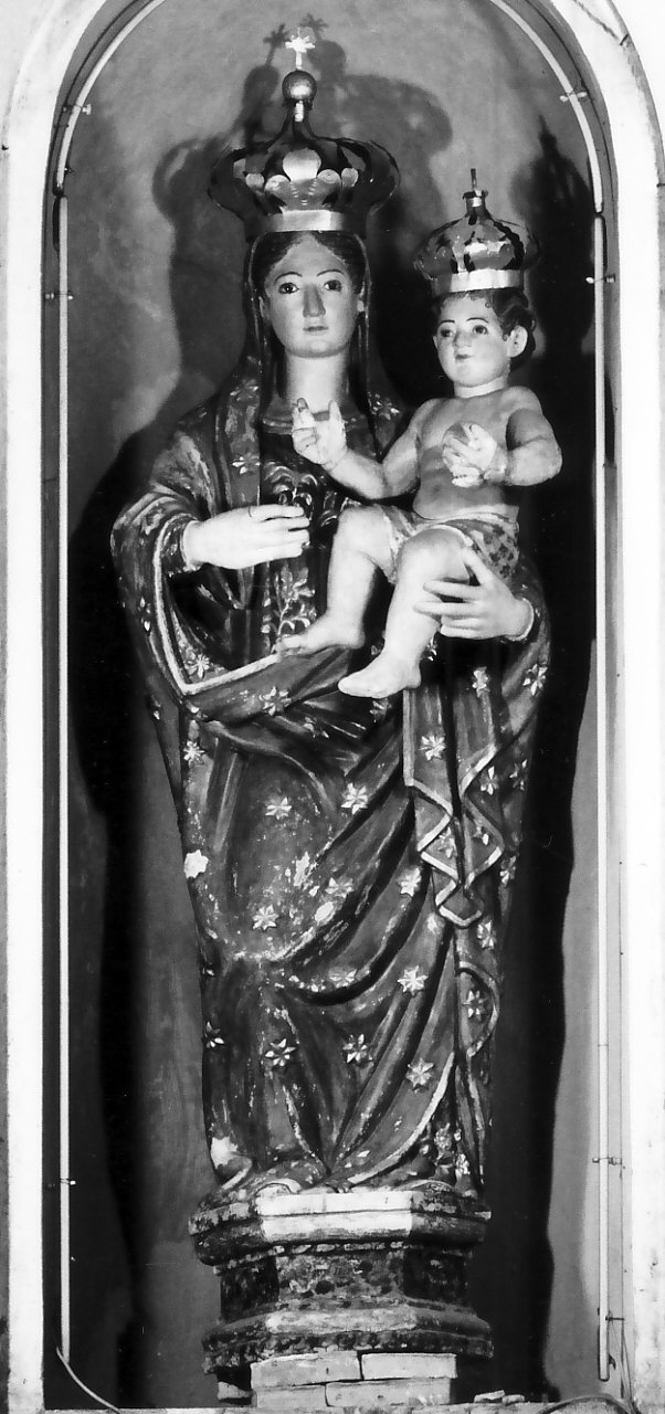 Madonna con Bambino (statua, opera isolata) - bottega calabrese (sec. XIX)