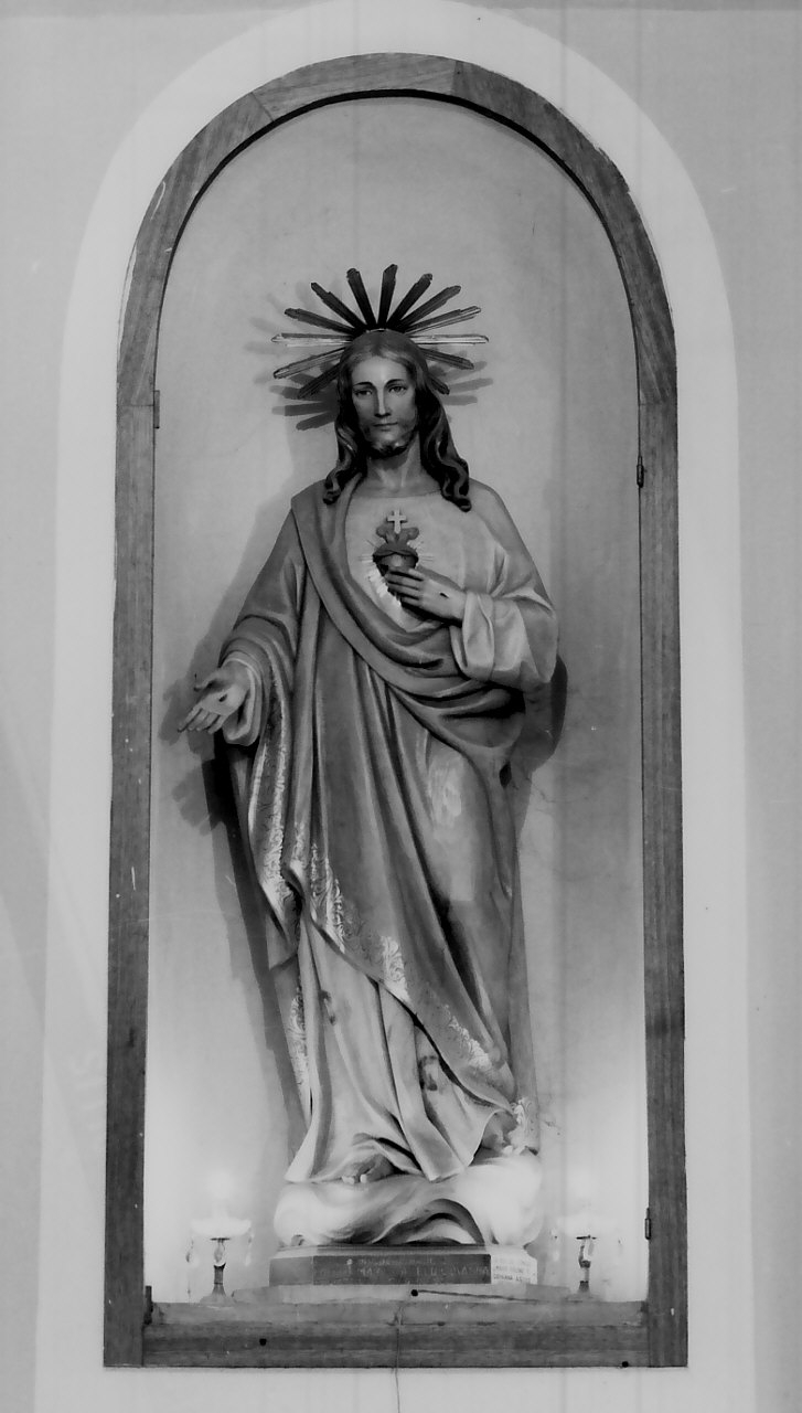 Sacro Cuore di Gesù (statua, opera isolata) - bottega calabrese (inizio sec. XX)