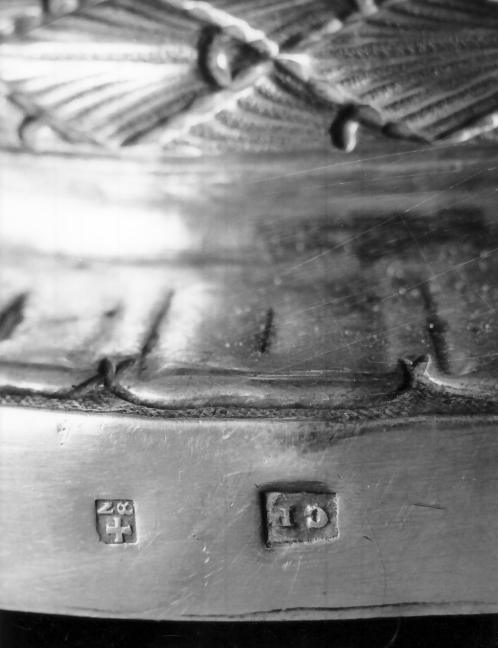 calice, elemento d'insieme - bottega napoletana (sec. XIX)