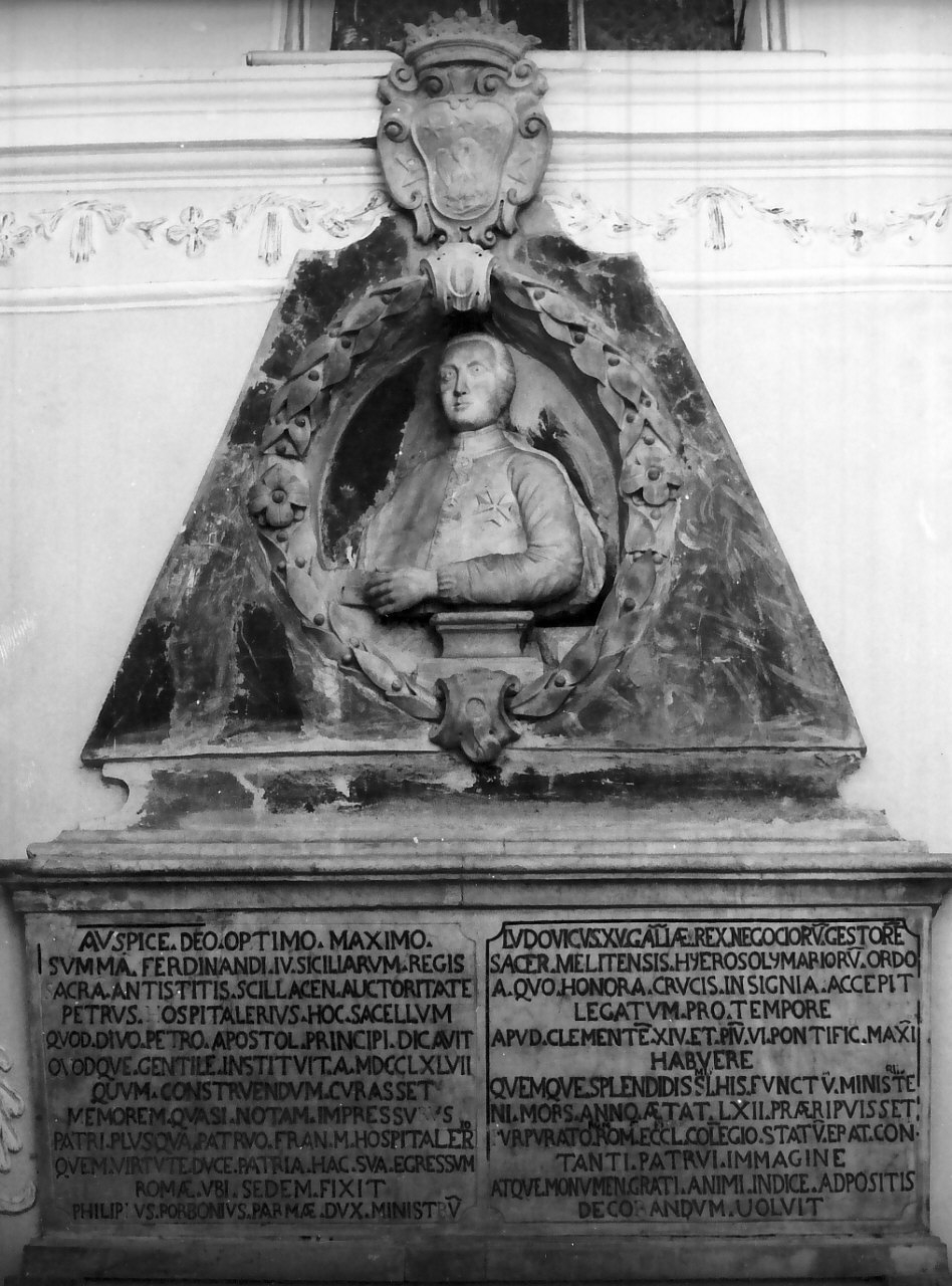 monumento funebre, opera isolata - bottega Italia meridionale (sec. XVIII)
