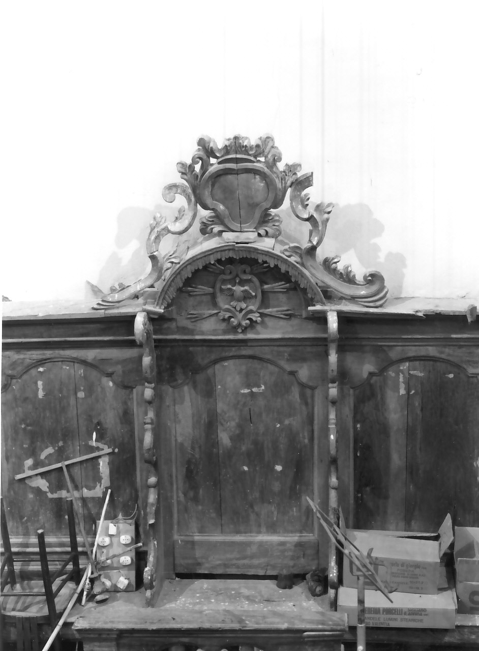 stalli del coro, opera isolata - bottega calabrese (fine sec. XVIII)