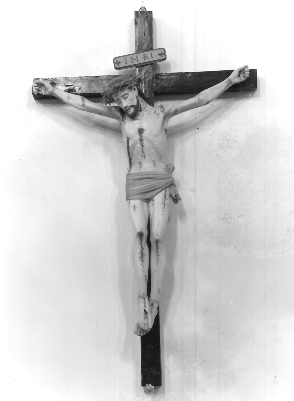 crocifisso, opera isolata - bottega calabrese (fine/inizio secc. XVIII/ XIX)