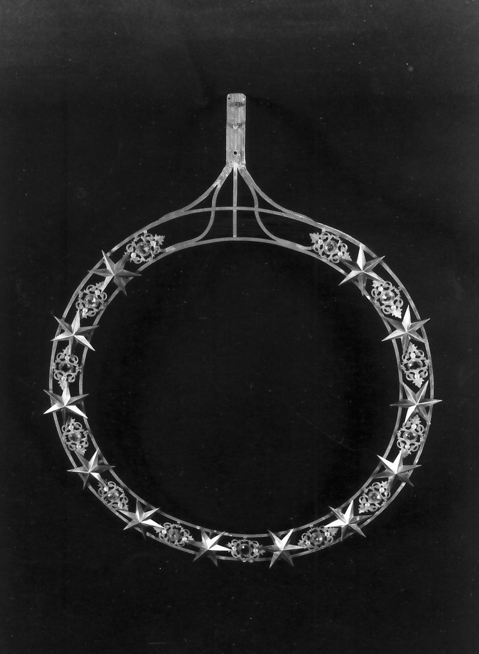 aureola di statua, elemento d'insieme - ambito Italia meridionale (sec. XIX)