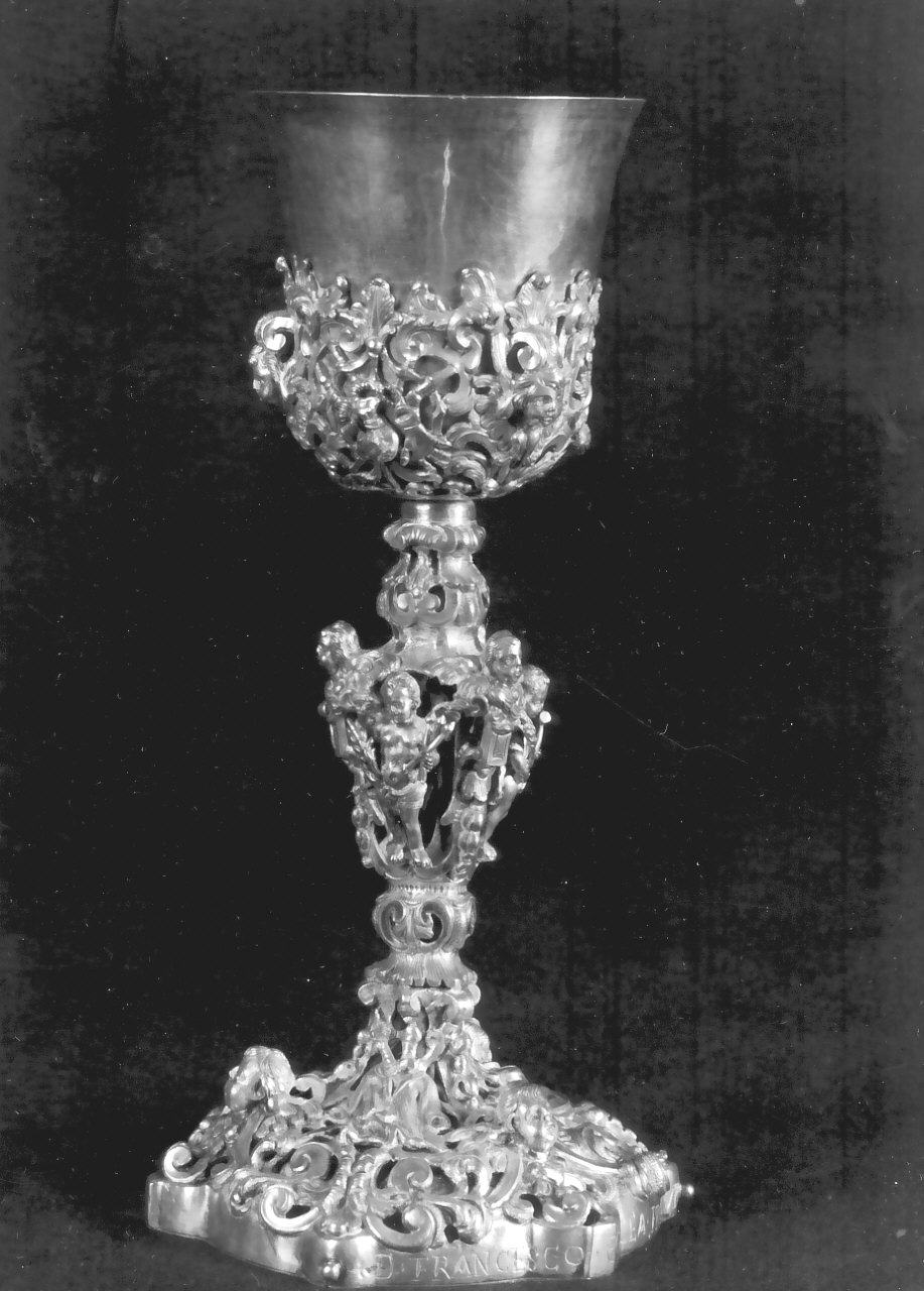 calice, opera isolata - bottega Italia meridionale (sec. XVIII)