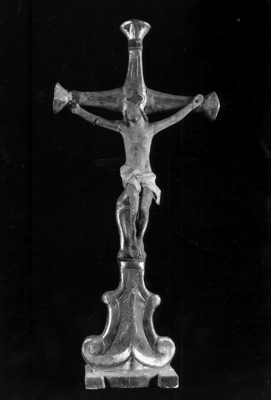 croce d'altare, opera isolata - bottega calabrese (fine/inizio secc. XVIII/ XIX)