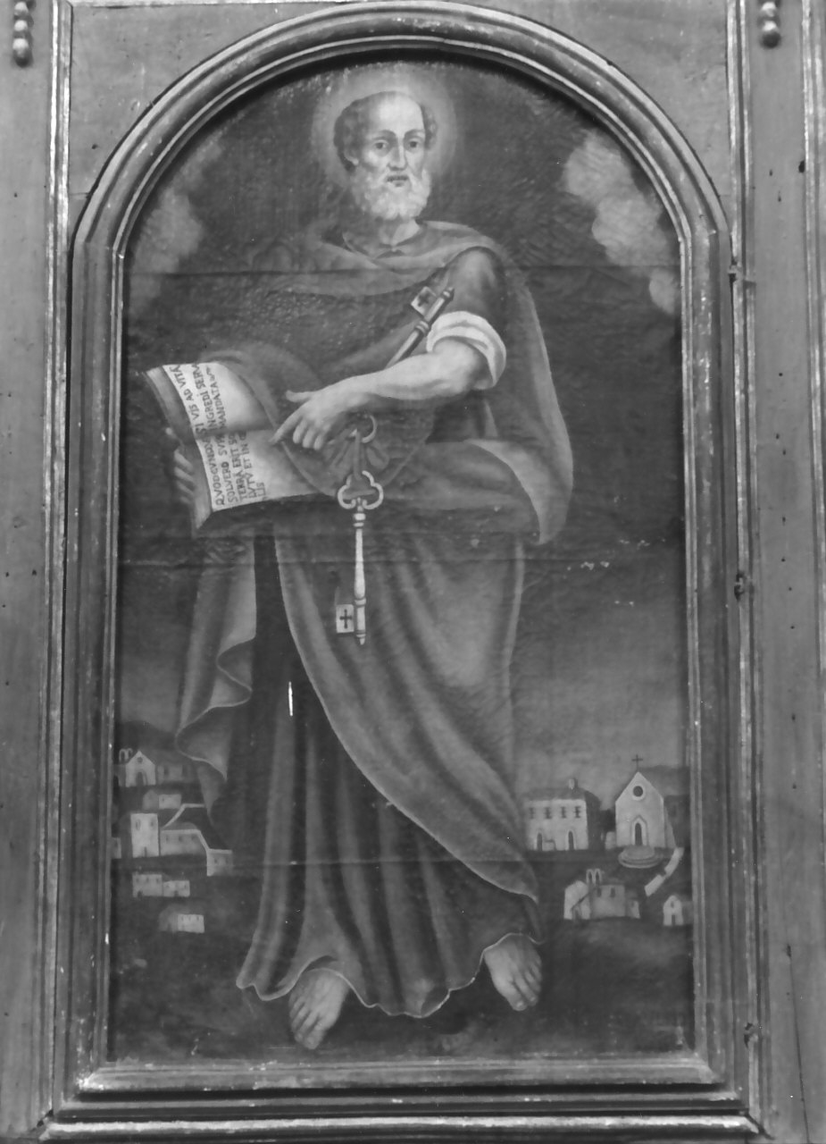 San Pietro Apostolo (dipinto, opera isolata) - ambito Italia meridionale (sec. XVIII)