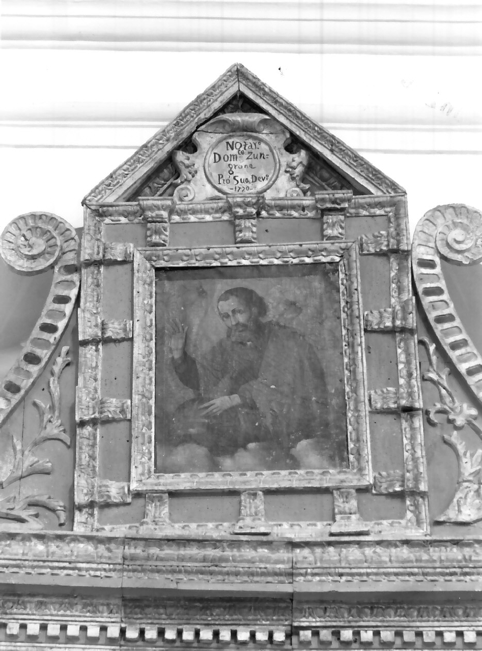 Dio Padre benedicente (dipinto, opera isolata) - bottega calabrese (sec. XVIII)