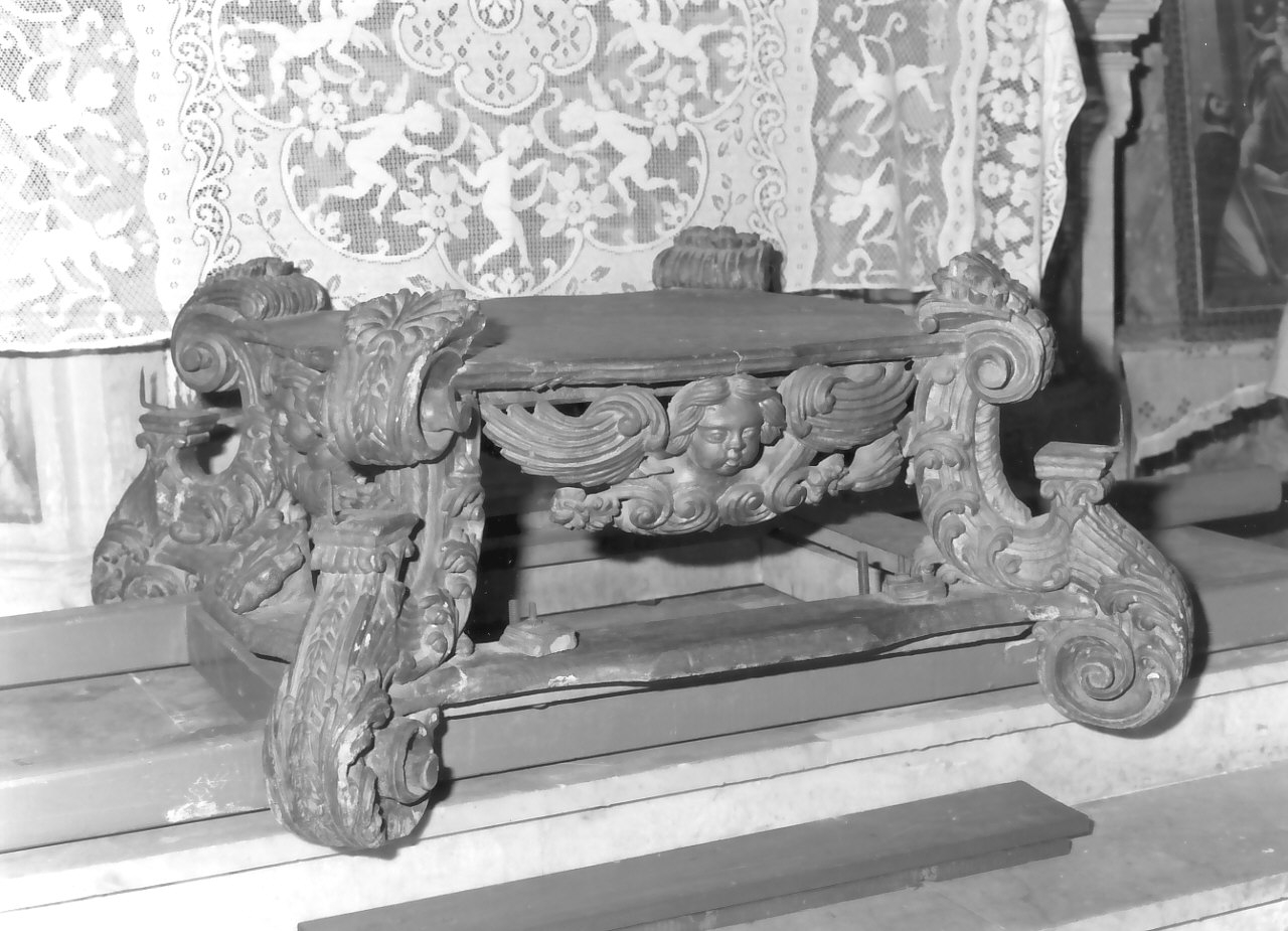 base processionale, opera isolata - bottega Italia meridionale (fine sec. XVIII)