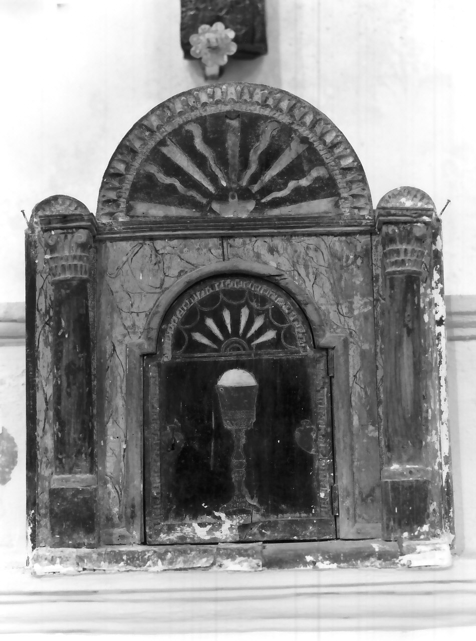 tabernacolo, opera isolata - bottega Italia meridionale (sec. XIX)