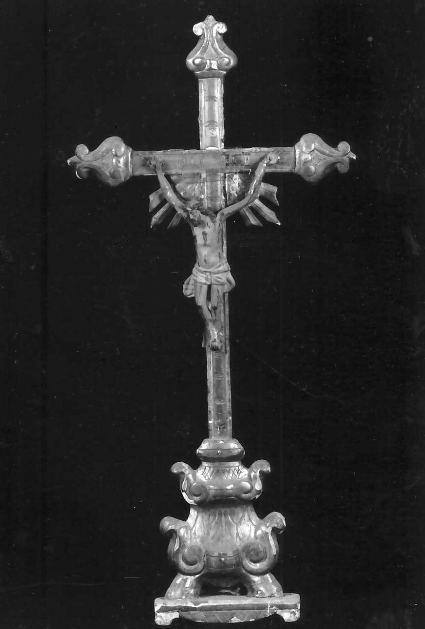 croce d'altare, opera isolata - bottega calabrese (inizio sec. XIX)